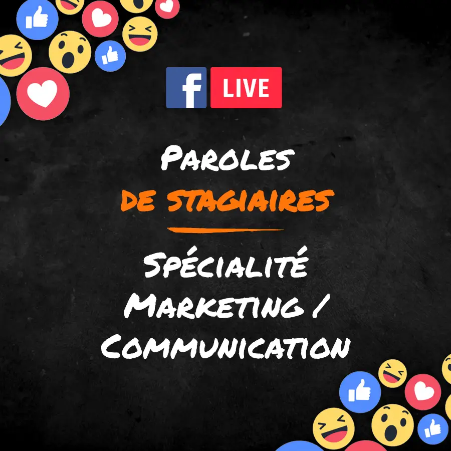 Paroles de Stagiaires – Spécialité Marketing/Communication