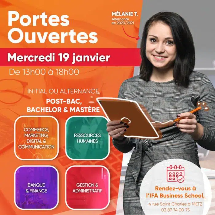 Portes Ouvertes – Mercredi 19 Janvier