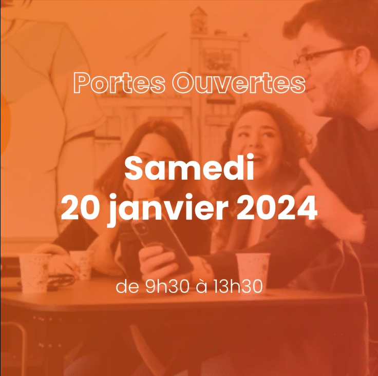 Portes Ouvertes – Samedi 20 janvier de 9h30 à 13h30